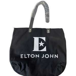 Elton John NWOT Concert Canvas Farewell Final Tour Tote Bag Purse